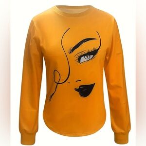 NWOT - Figure Print Pullover Sweatshirt